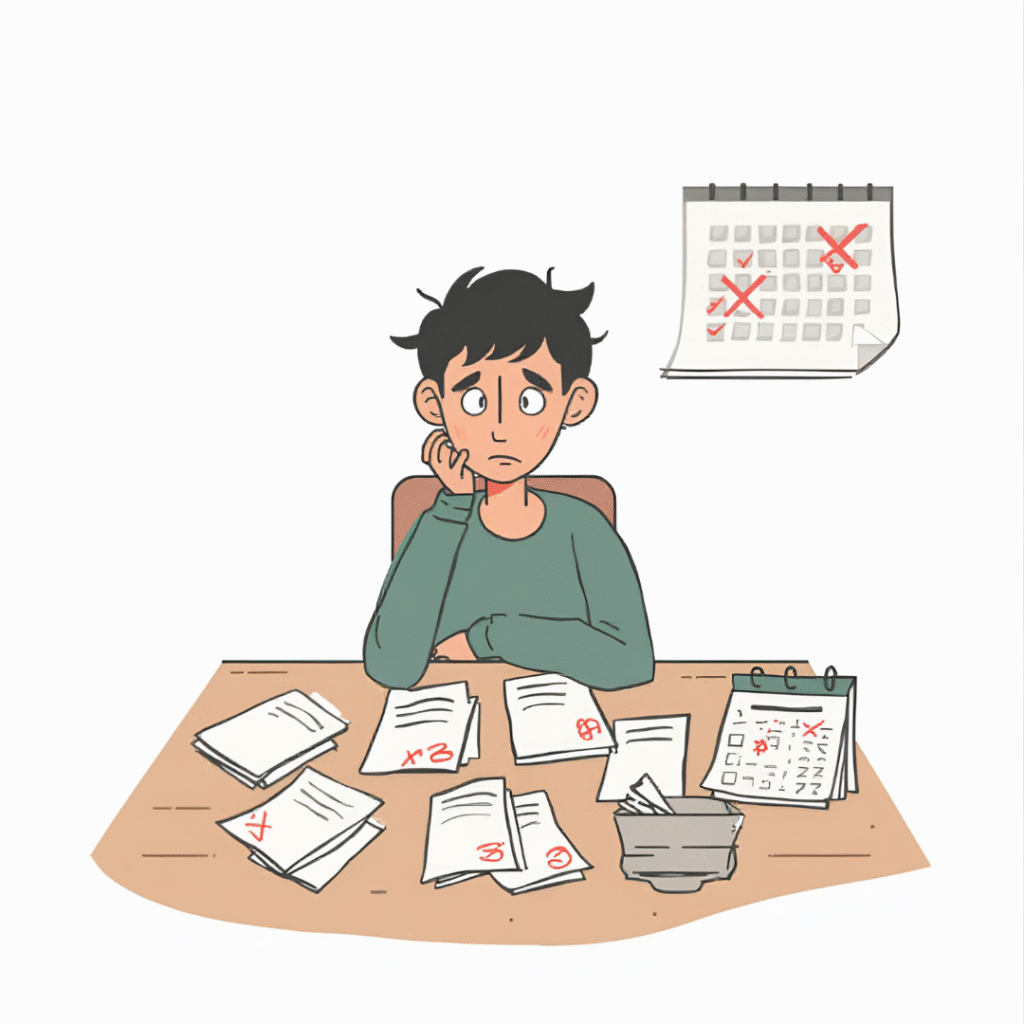 common mistakes in competitive exams