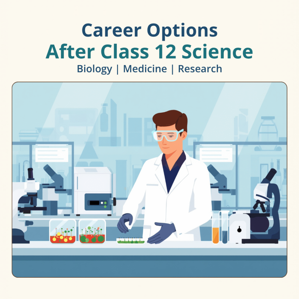 career options after class 12 science